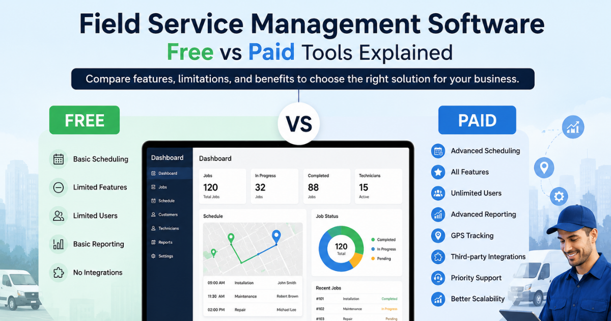 Free vs. Paid Field Service Apps: When Free Tools Stop Being Enough